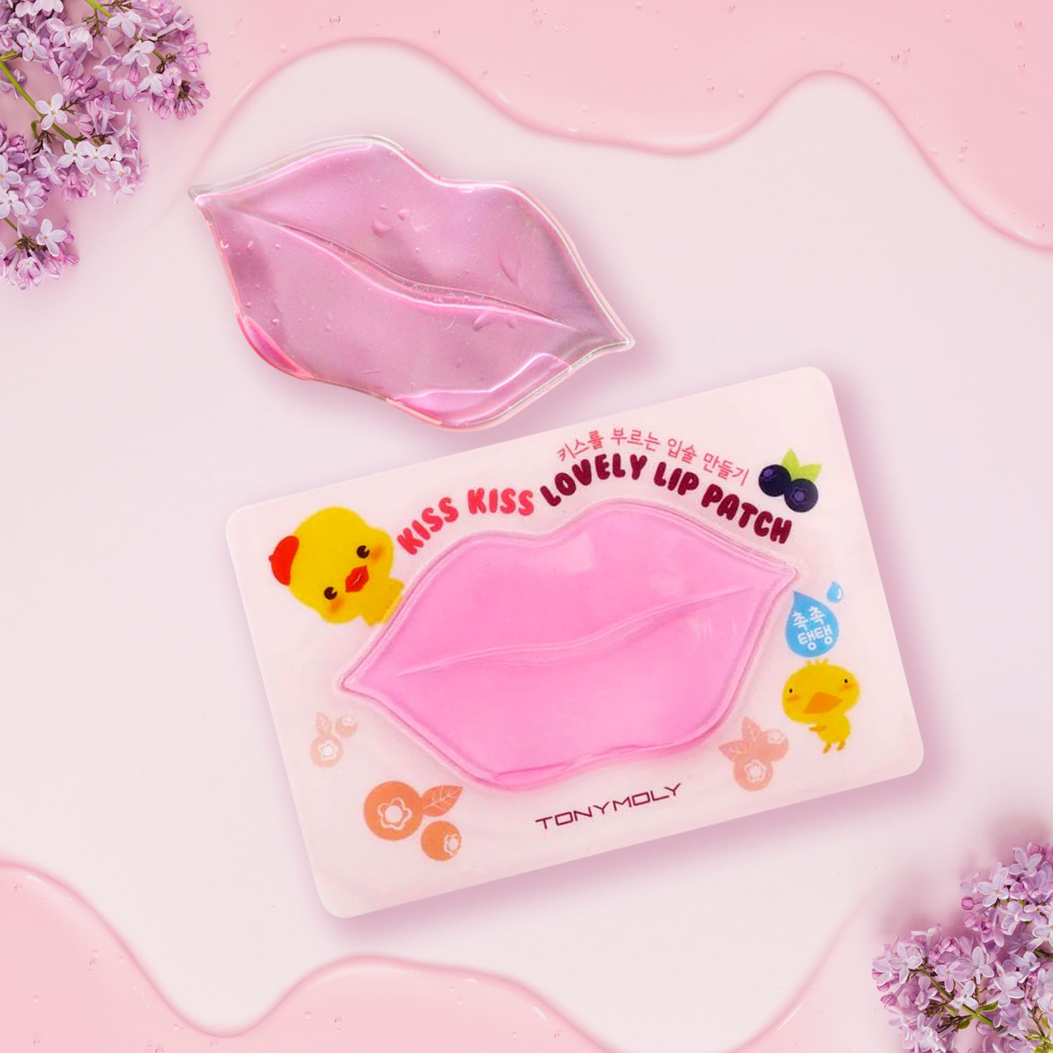 KISS KISS LOVELY LIP PATCH (PARCHES HIDRATANTES DE HIDROGEL PARA LABIOS)